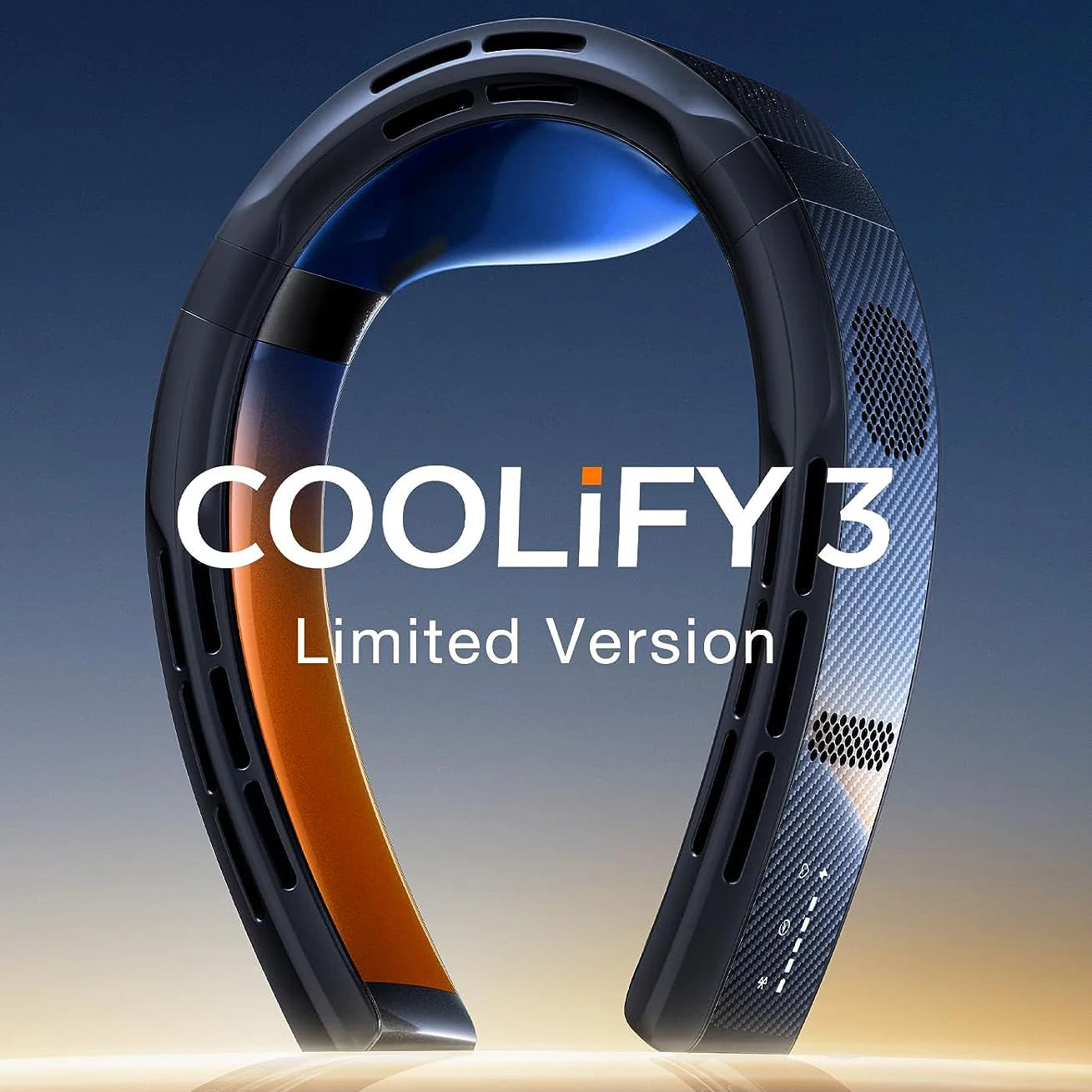 COOLIFY-Climatiseur portable à 3 manches, ventilateur de cou, refroidissement complet du corps, contrôle de la température AI, refroidisseur portable, blanc