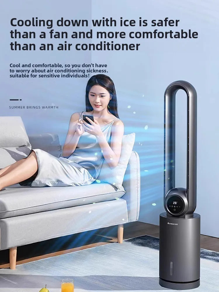 Ventilateur tour sans pales Chigo 220V, refroidisseur d'air silencieux à circulation d'air, ventilateur sur pied pour la maison