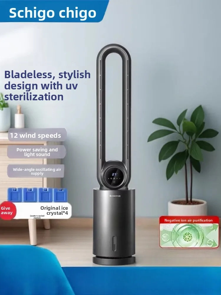 Ventilateur tour sans pales Chigo 220V, refroidisseur d'air silencieux à circulation d'air, ventilateur sur pied pour la maison