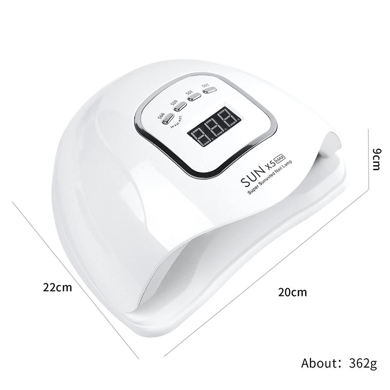 SUNX5Max 150W UV LED lampe à ongles pour séchage rapide Gel ongles photothérapie Machine 45 LEDs manucure Salon outil équipement