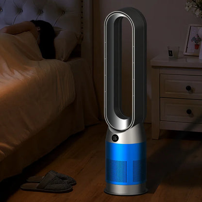 Ventilateur sans pales 42 pouces 220V, double fonction (refroidissement et chauffage), chauffage silencieux pour la maison, circulation rapide de l'air et purification, tour