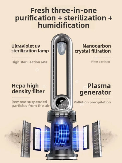 Ventilateur tour sans pales Chigo 220V, refroidisseur d'air silencieux à circulation d'air, ventilateur sur pied pour la maison