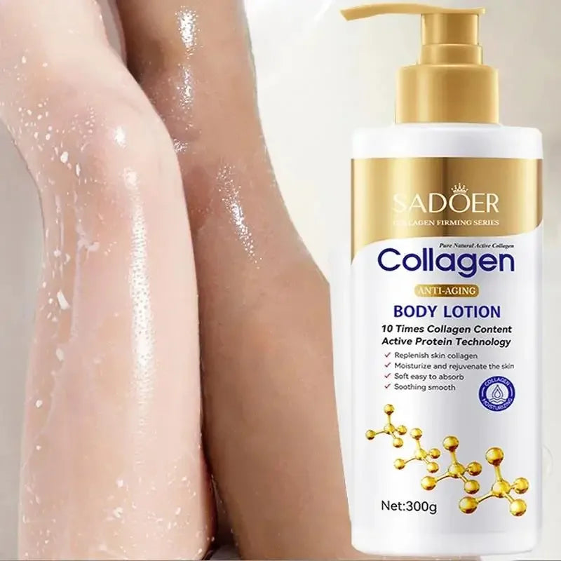 Lait au collagène blanchissant visage crème pour le corps blanchissant la peau Lotion hydratante soin éclaircissant