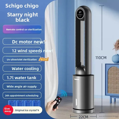 Ventilateur tour sans pales Chigo 220V, refroidisseur d'air silencieux à circulation d'air, ventilateur sur pied pour la maison