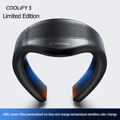 COOLIFY-Climatiseur portable à 3 manches, ventilateur de cou, refroidissement complet du corps, contrôle de la température AI, refroidisseur portable, blanc