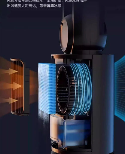 Ventilateur tour sans pales Chigo 220V, refroidisseur d'air silencieux à circulation d'air, ventilateur sur pied pour la maison