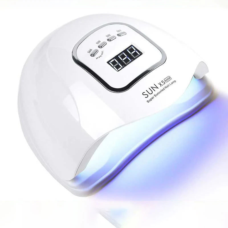 SUNX5Max 150W UV LED lampe à ongles pour séchage rapide Gel ongles photothérapie Machine 45 LEDs manucure Salon outil équipement